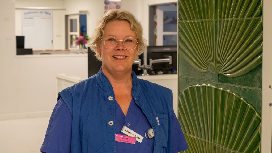 Foto på Eva Olsson, vårdenhetschef för IVA och IMA.