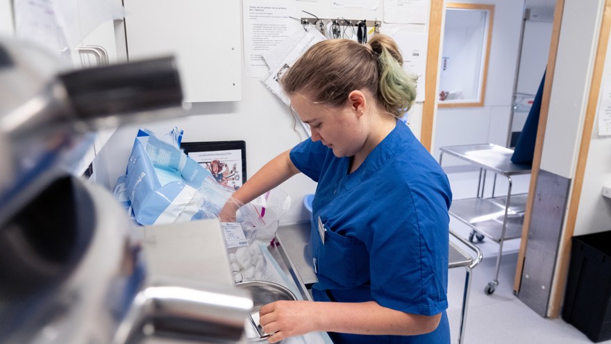 Thea Norgen på förslossningen.